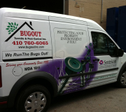 Bugout van vehicle wraps