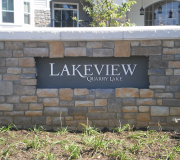 Custom sign of Lakeview