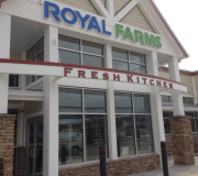 Channel letter of Royal Farms Fresh Kitchen